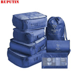 RUPUTIN 7-Piece Set Travel Storage Bags